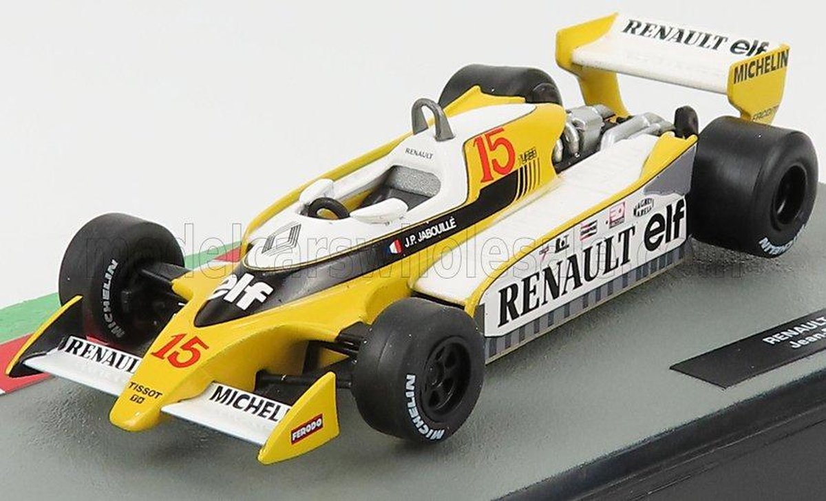 Renault RS10 Jean Pierre Jabouille 1979 - Formule 1 miniatuur 1:43