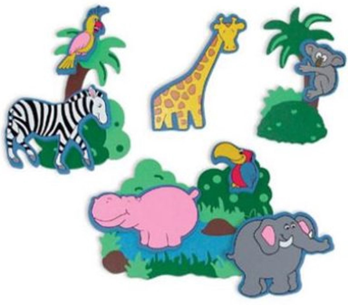 Edushape MAGIC CREATIONS - Jungle Fun- 18 pcs