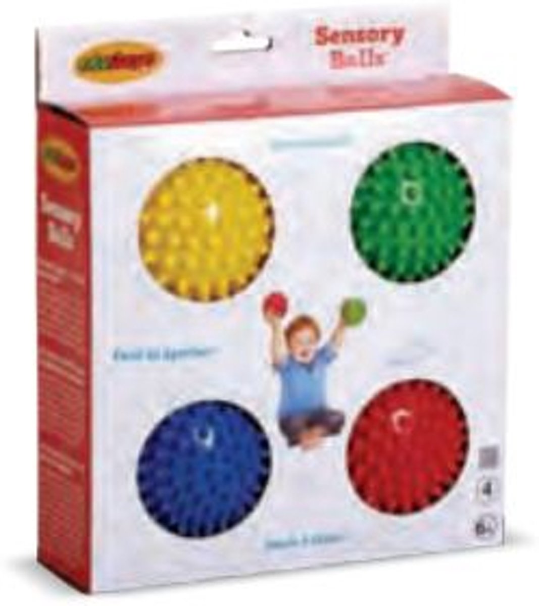 Edushape Small Sensory Ball (10 cm )-Set of 4-in CB