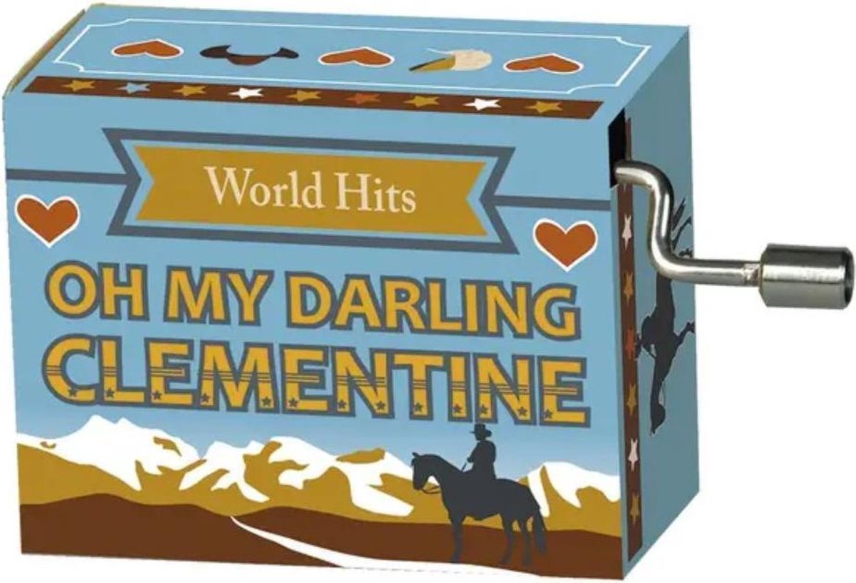 Muziekdoosje Oh my darling Clementine uit de serie wereldhits