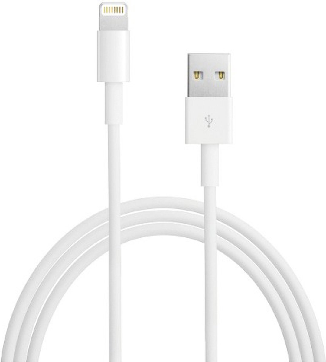 1 Meter Lightning Oplaadkabel geschikt voor Iphone 5,6,6+,7,7+,8,8+ en iphone X.