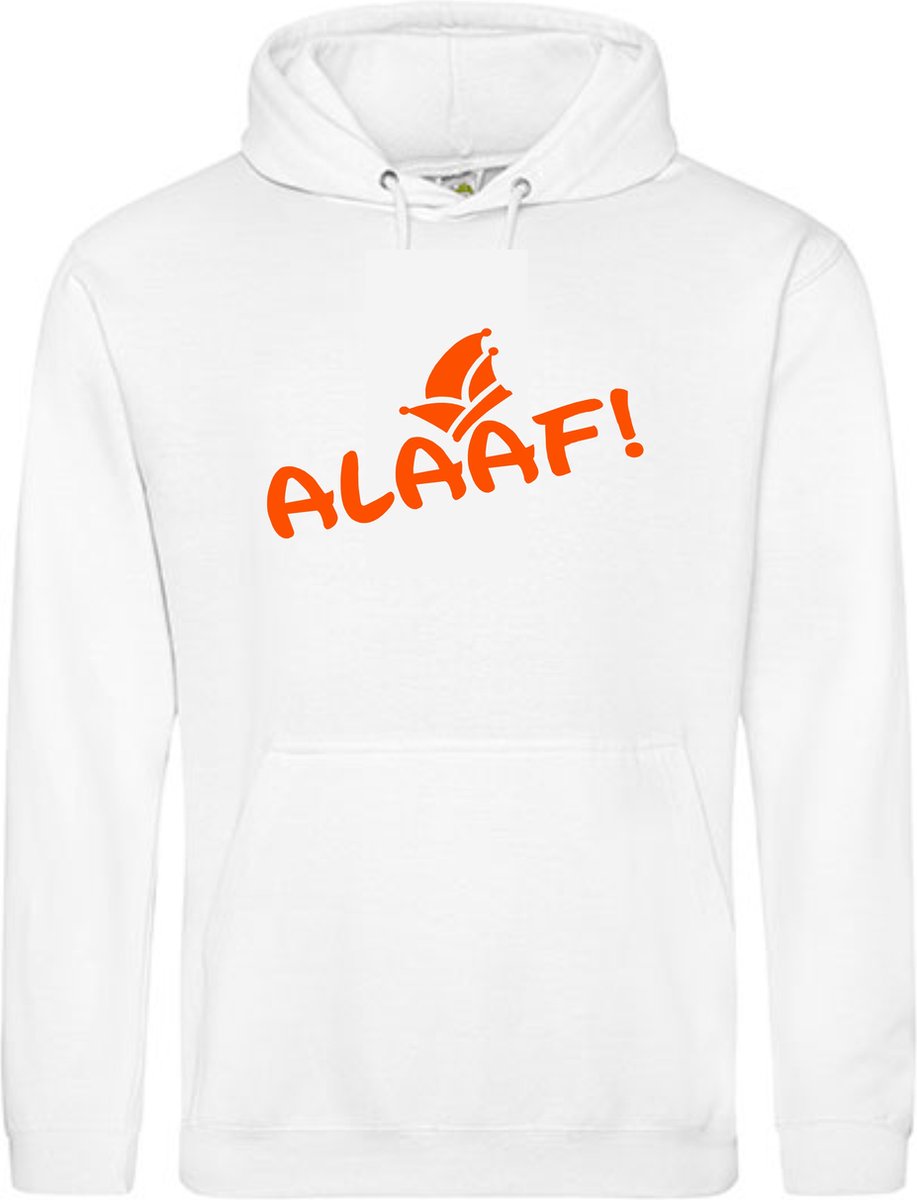 Carnavals Hoodie trui ALAAF in Neon Oranje 2XLarge Unisex - Specialties by EIZOOK