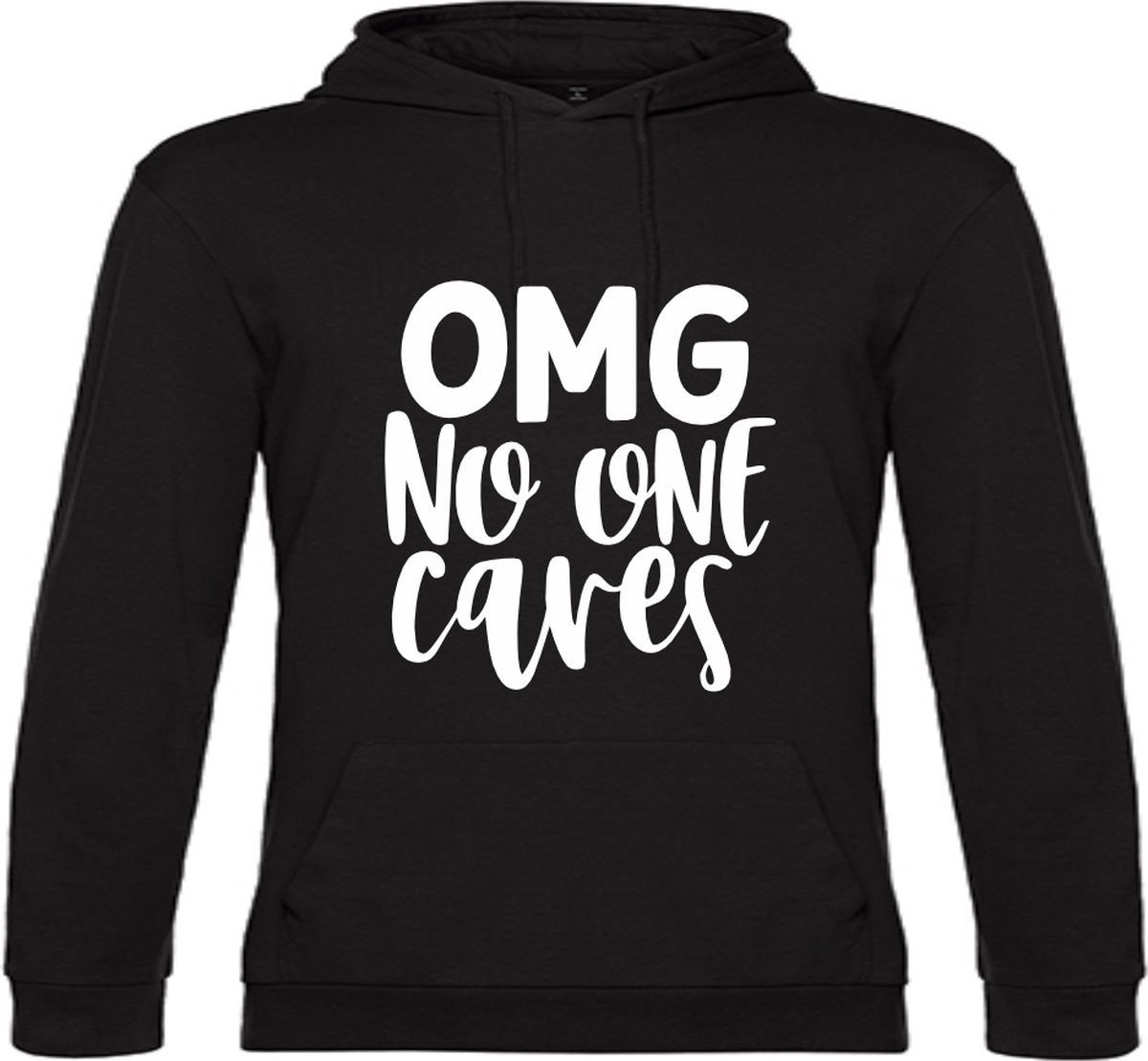 Hoodie OMG No One Cares Wit XLarge UNISEX - Specialties by EIZOOK