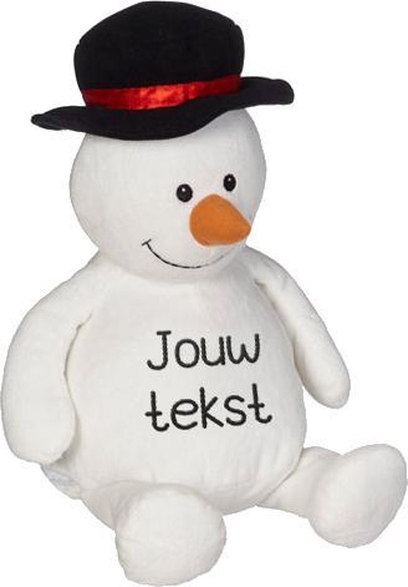 Borduurknuffel Sneeuwman