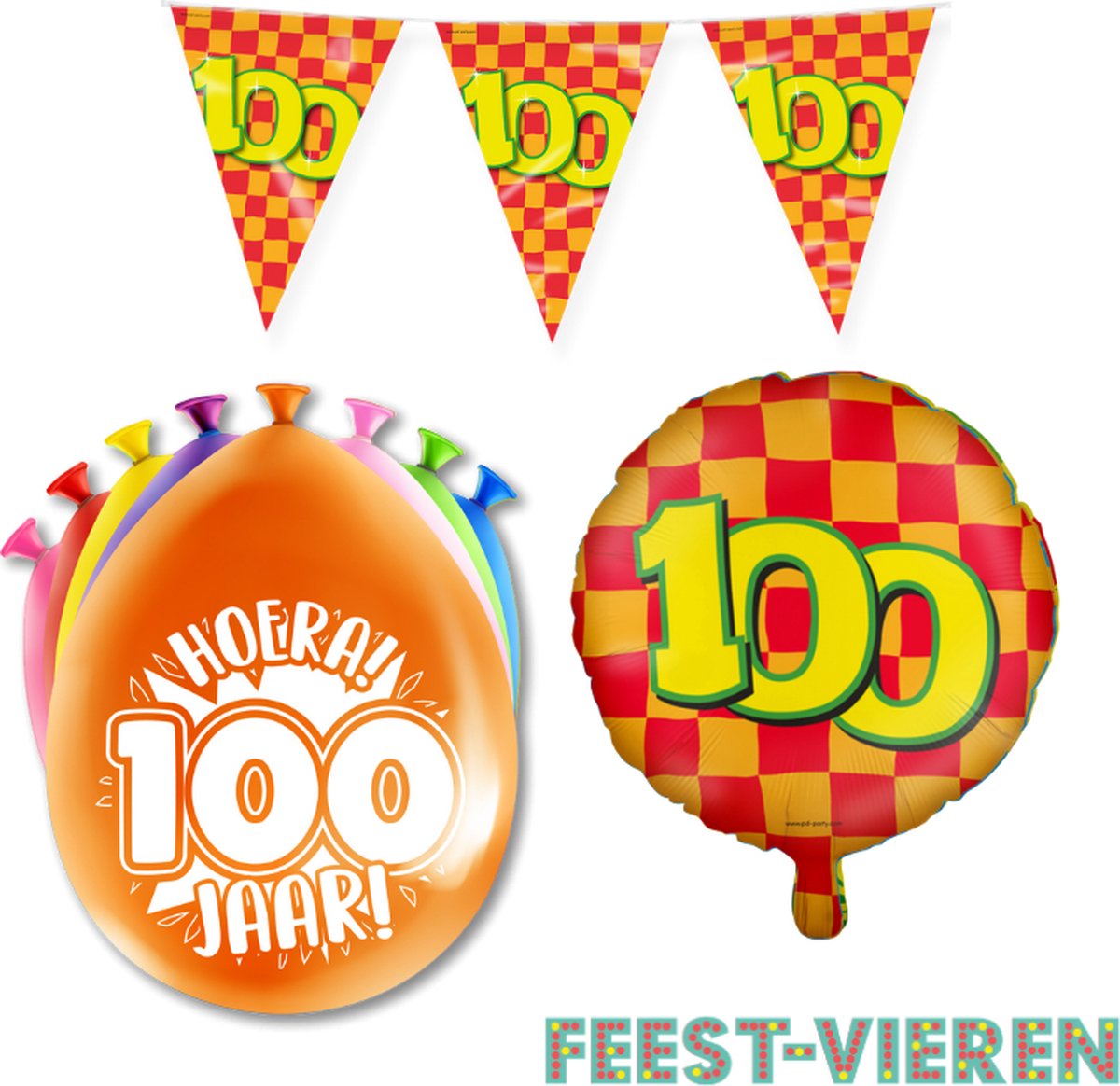 100 jaar Verjaardag Versiering Happy Party