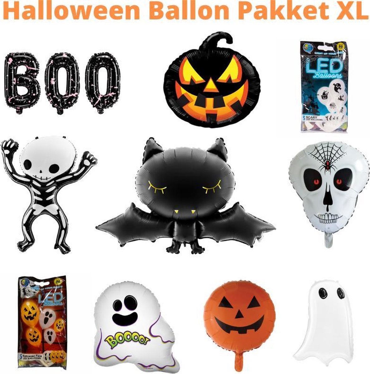 Halloween Ballon Pakket XL