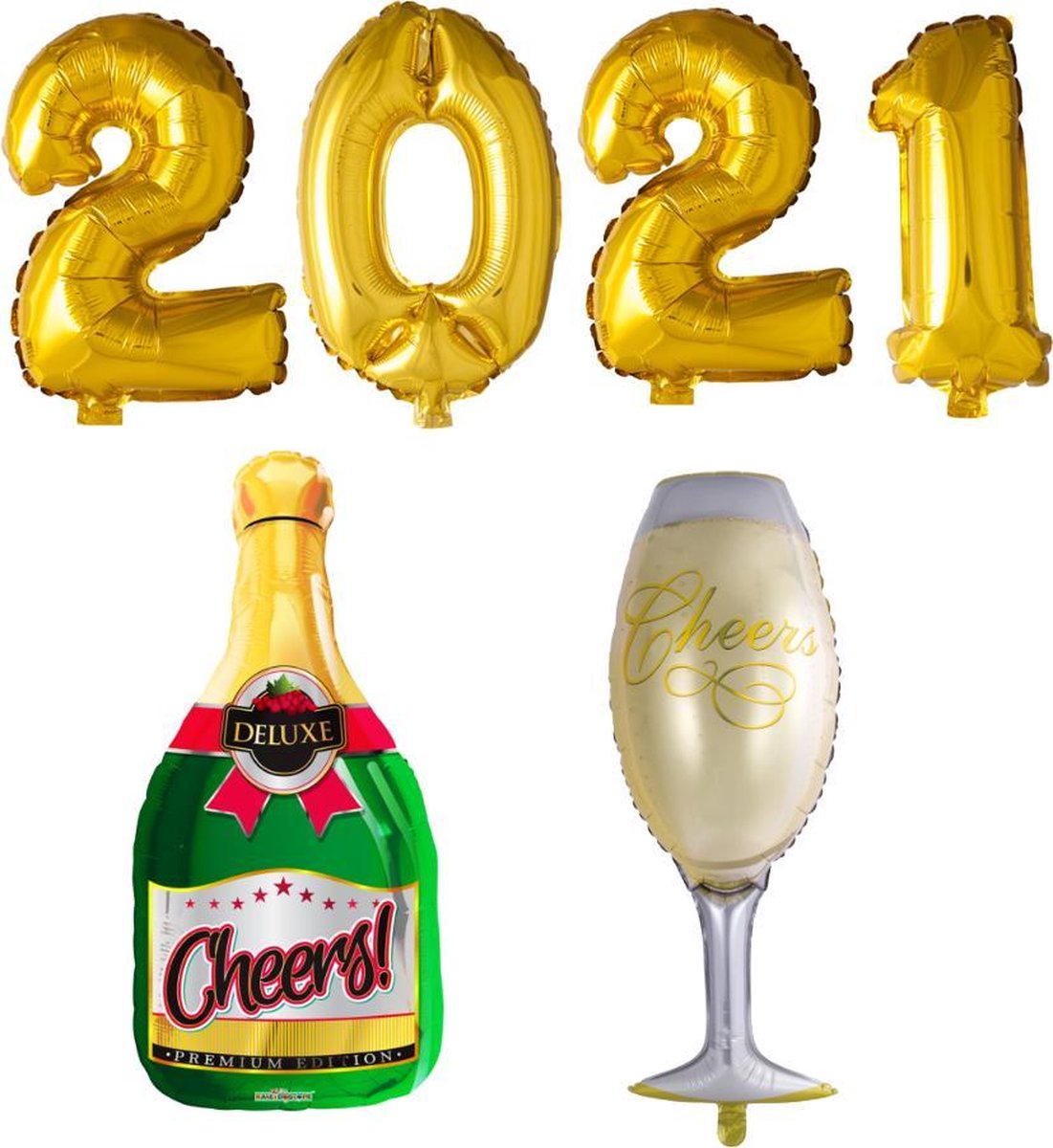 Oud en Nieuw / Happy New Year versiering pakket 1