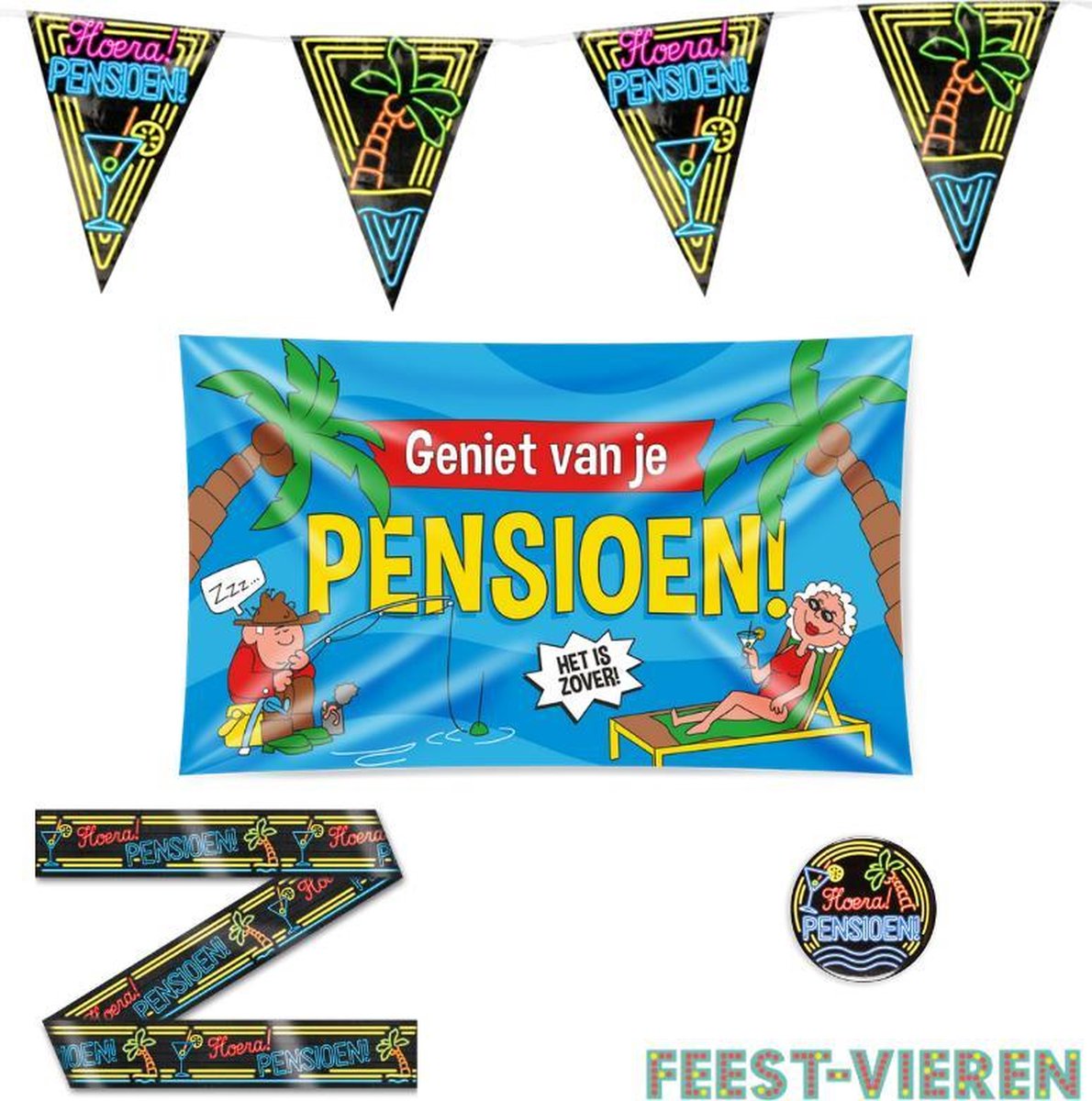 Pensioen versiering pakket