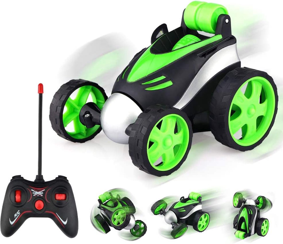 Flightmode- Telegeleide Auto, Kinderspeelgoed 3 4 5 6 7 8 9 10 Jaar Radio Bestuurde Auto 360 ° rotatie Mini RC Stunt Car Racing Verjaardag Geschenken Jongen Meisje Buitenspelen Indoor