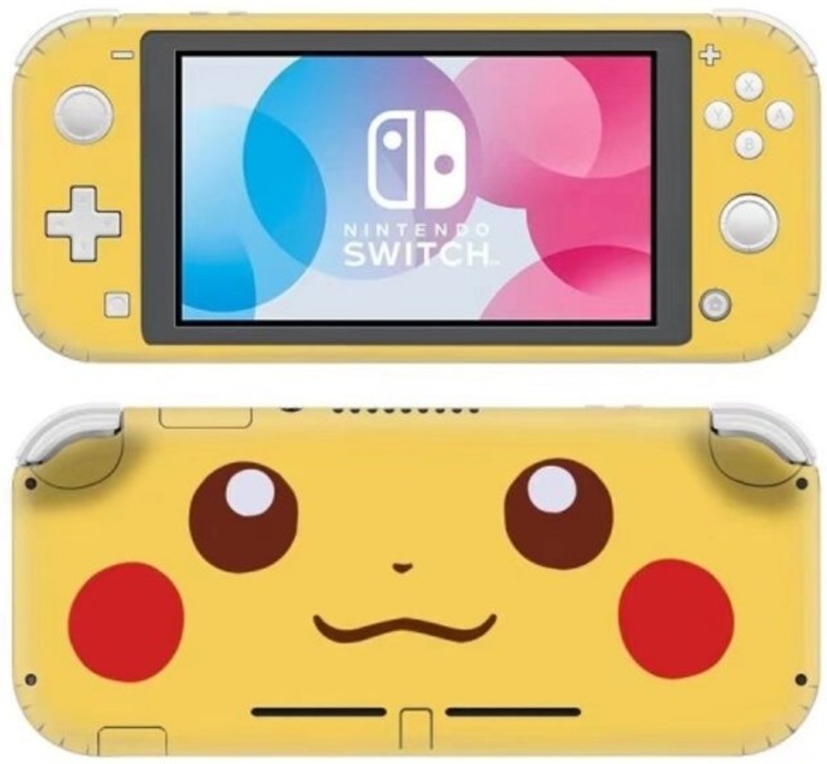 Nintendo Switch Lite - Stickerset Pikachu