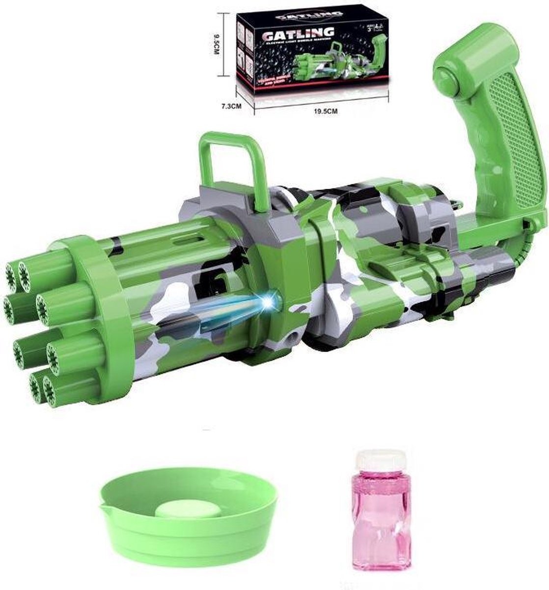   pistool - Bubble gun - Bubble blaster - elektrische bellenblaas - bellenblaasmachine - bellenblaas speelgoed - werkt op AA batterijen