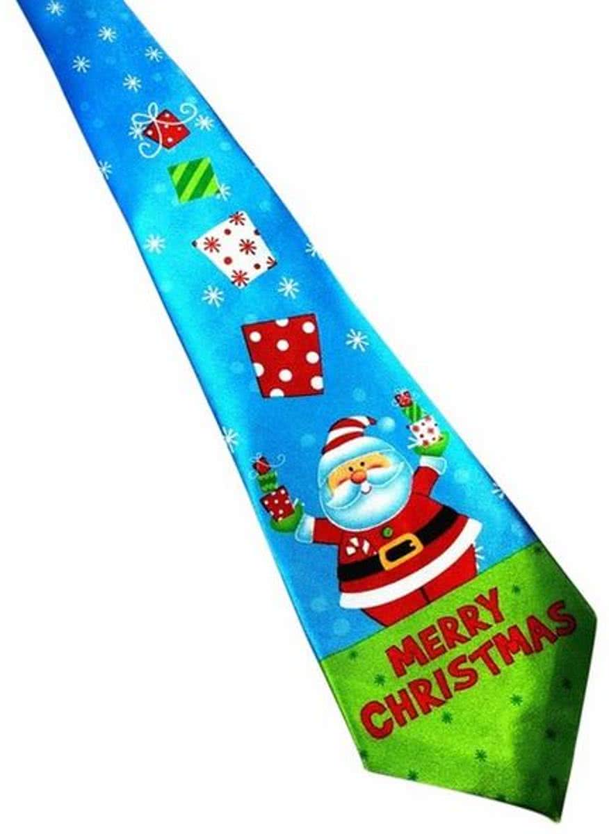 Kerst stropdas – Merry Christmas and a Happy New Tie Nr. 6 – Men Christmas Tie