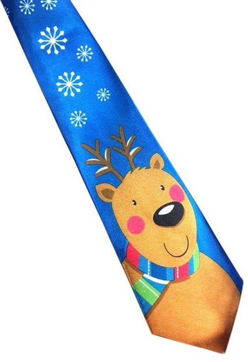 Kerst stropdas – Merry Christmas and a Happy New Tie Nr.16 – Men Christmas Tie