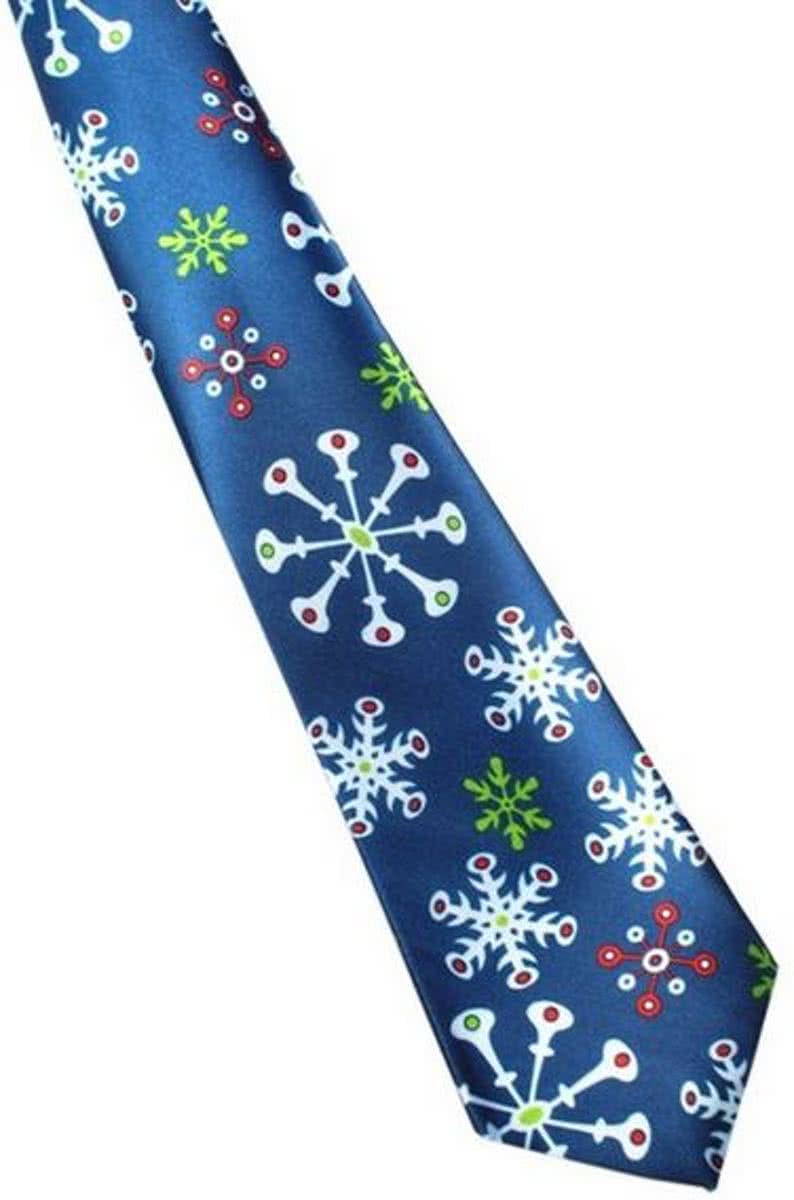 Kerst stropdas – Merry Christmas and a Happy New Tie Nr.19 – Men Christmas Tie