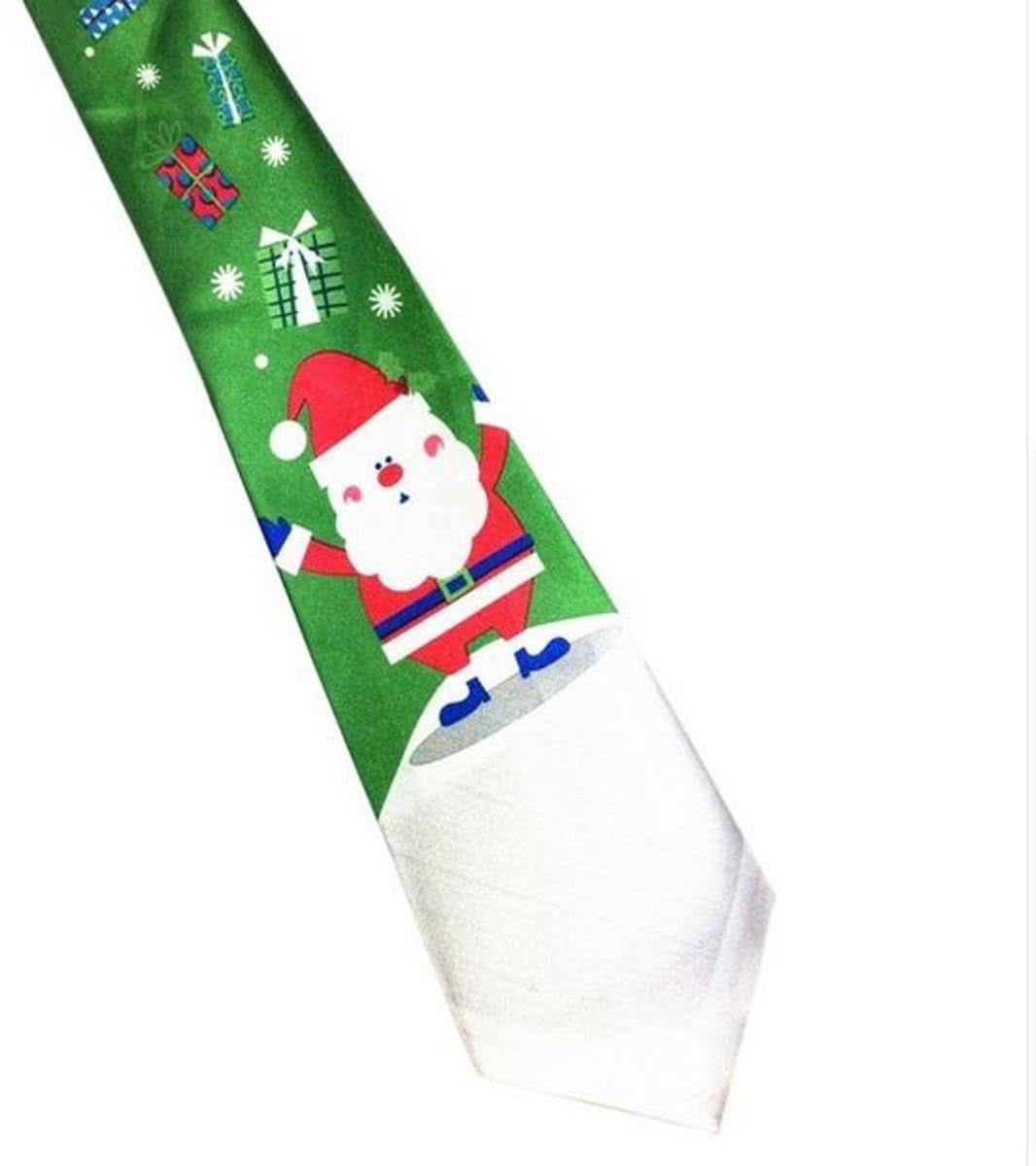 Kerst stropdas – Merry Christmas and a Happy New Tie Nr.2 – Men Christmas Tie