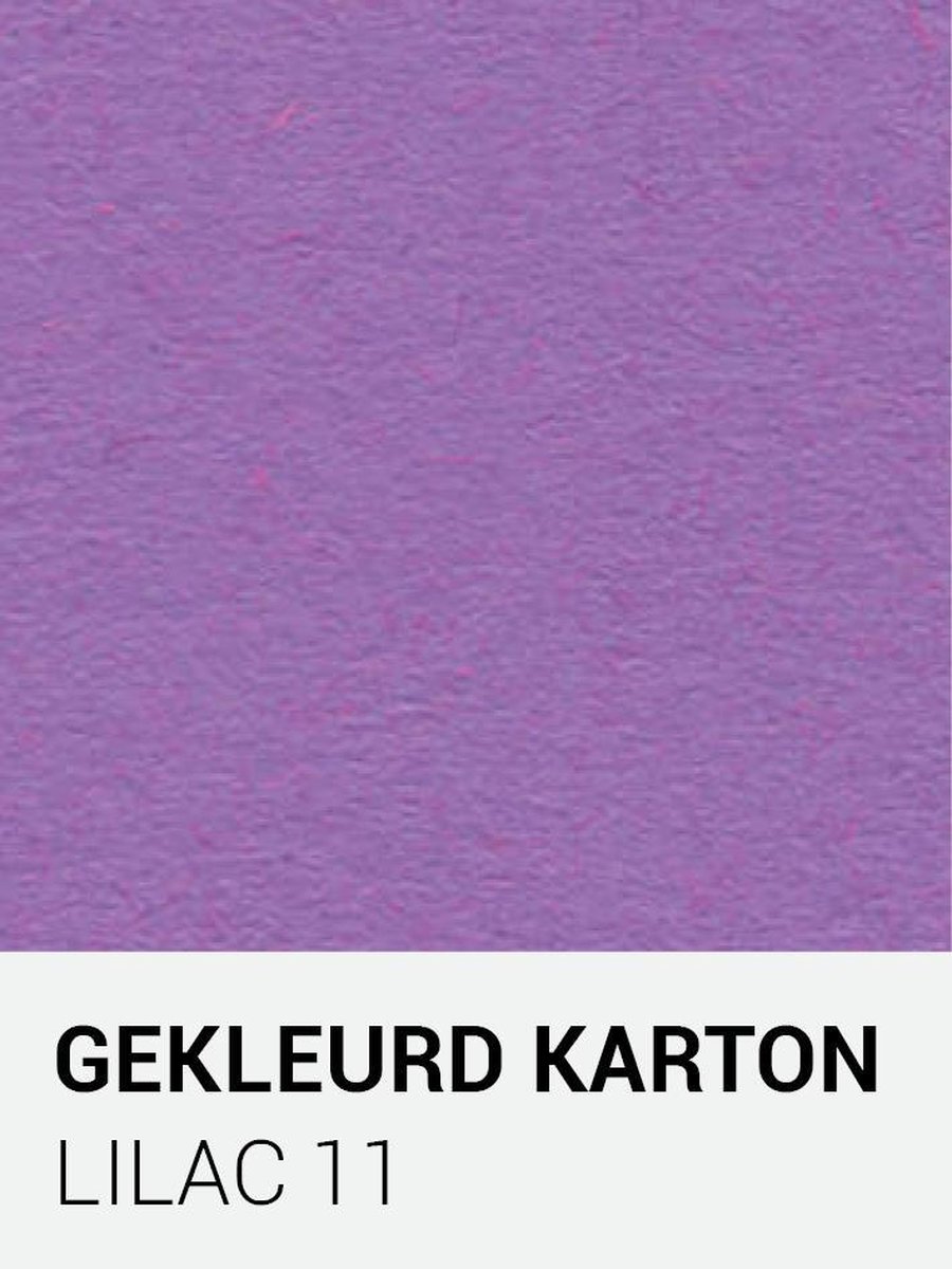 Gekleurd karton lilac 11 A4 270 gr.