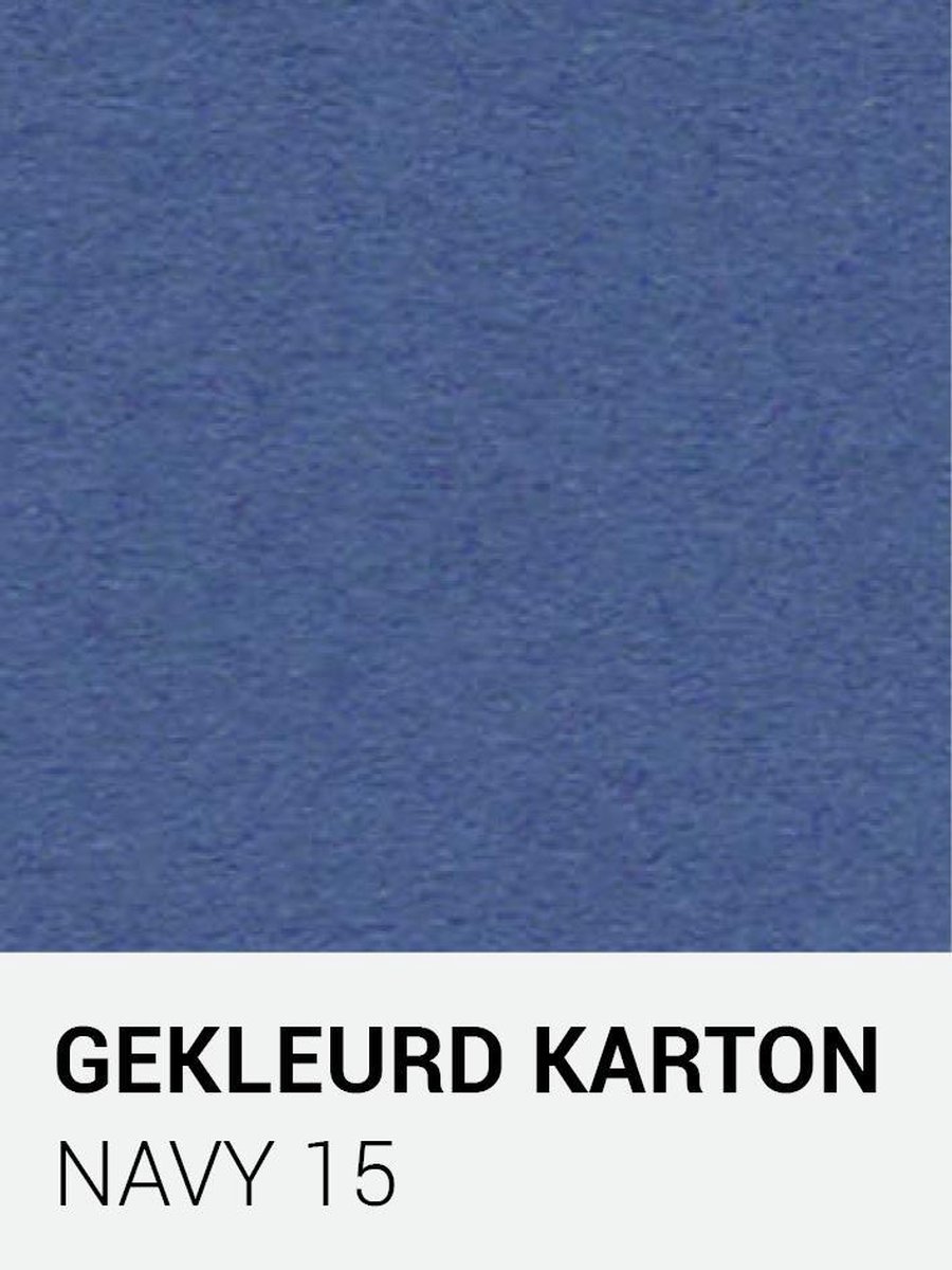 Gekleurd karton navy 15 30,5x30,5 cm  270 gr.