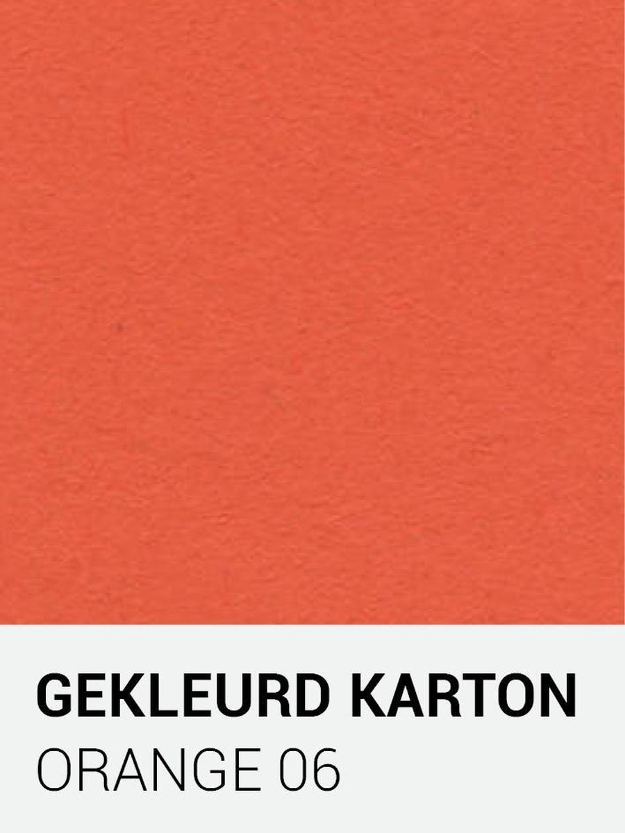 Gekleurd karton orange 06 A4 270 gr.