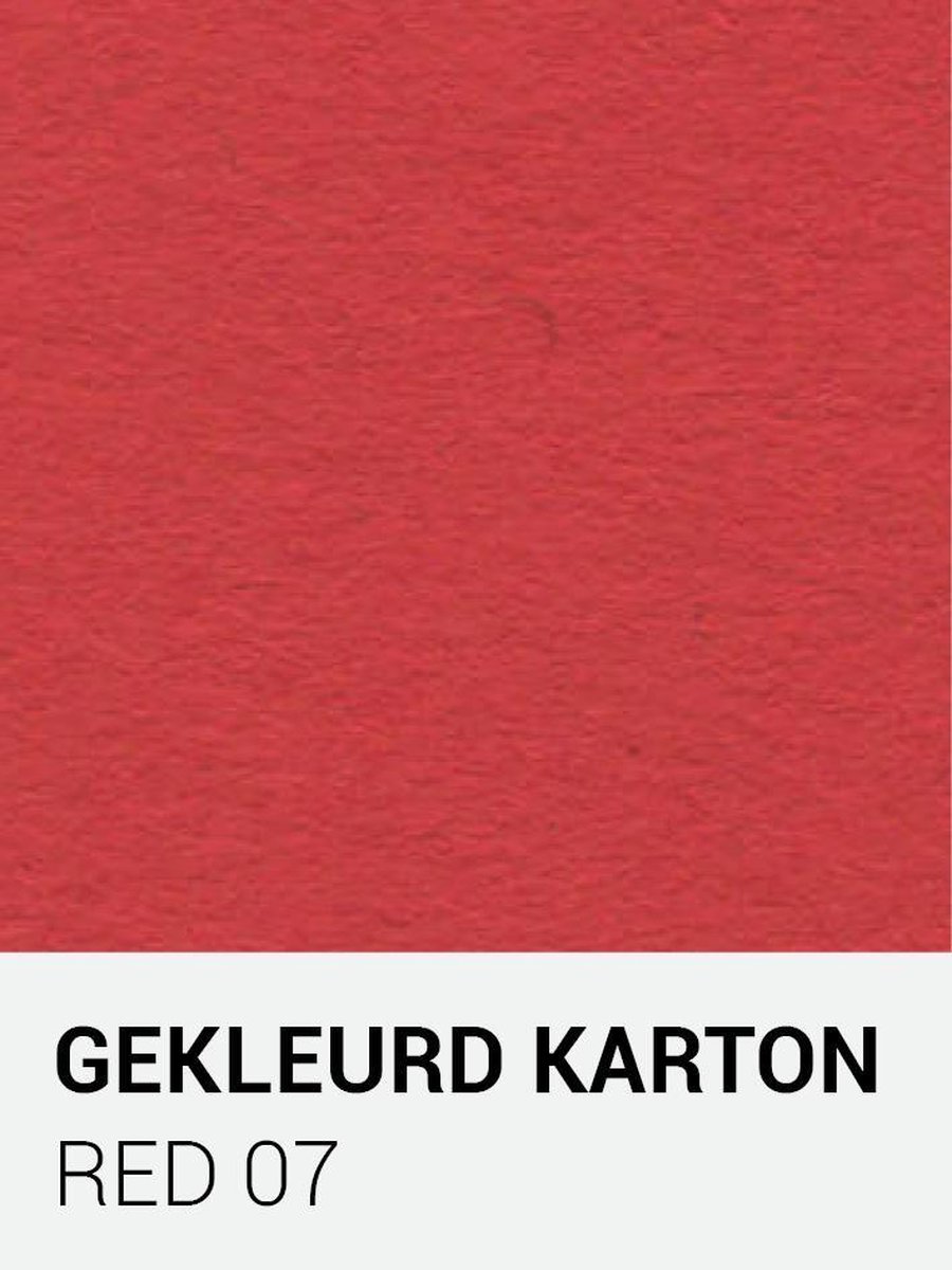 Gekleurd karton red 07 A4 270 gr.