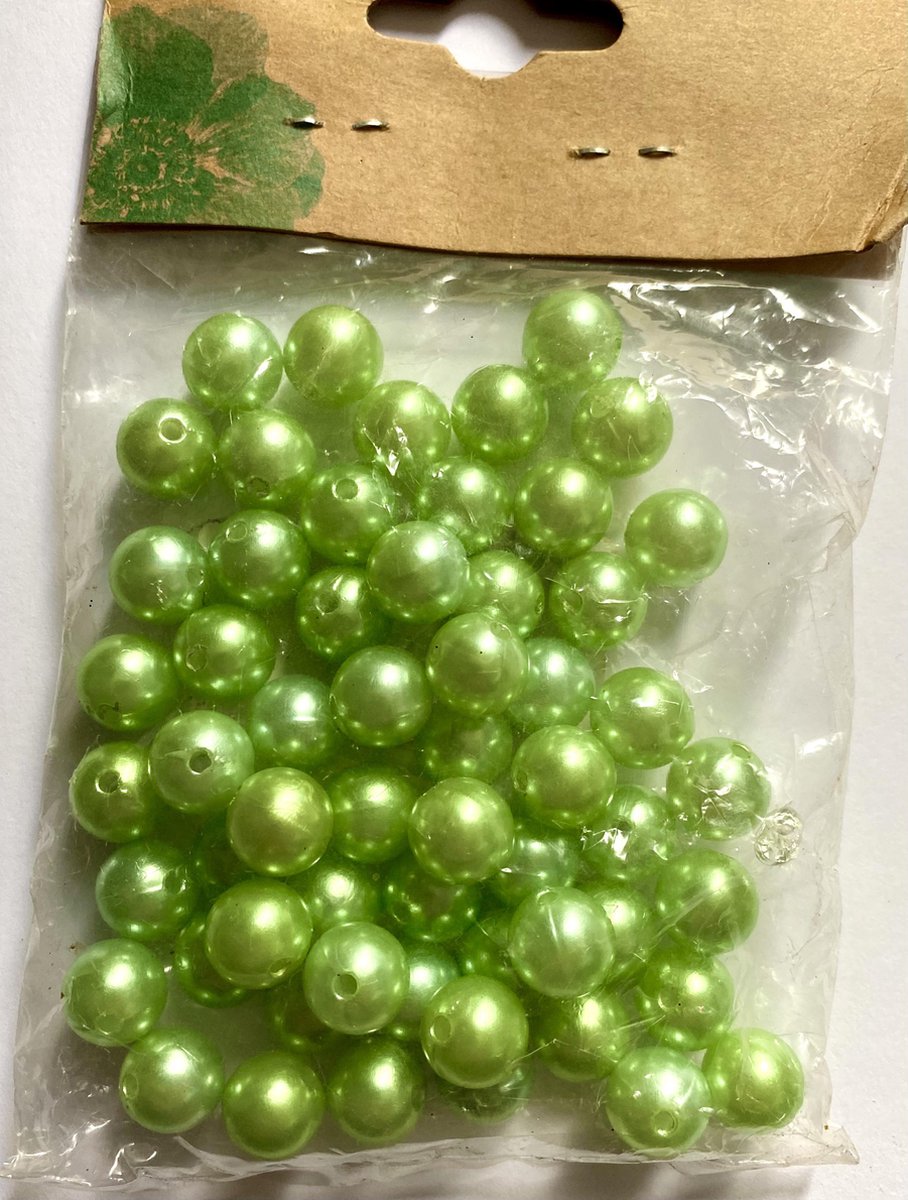 Parels kralen Groen 12mm 50gr