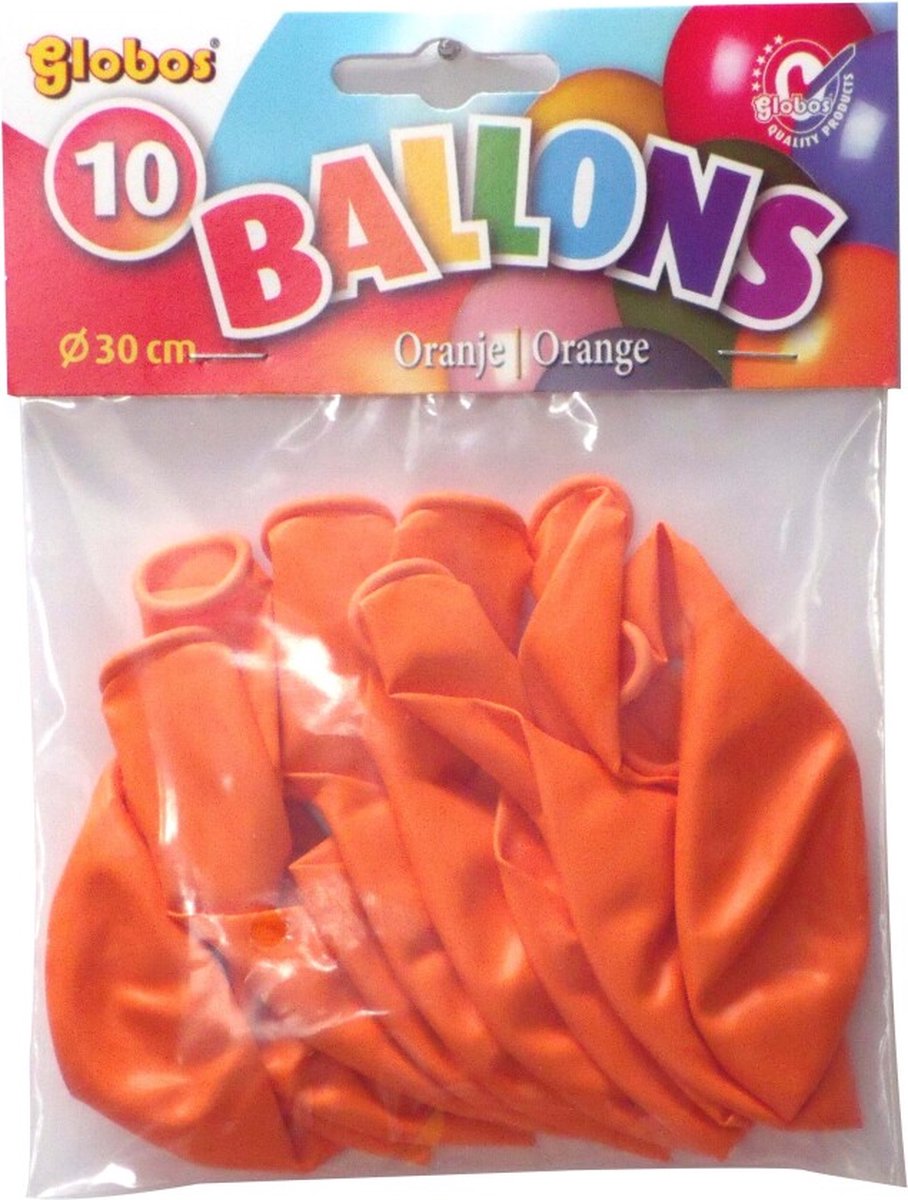 Globos Ballonnen 10 Stuks Oranje