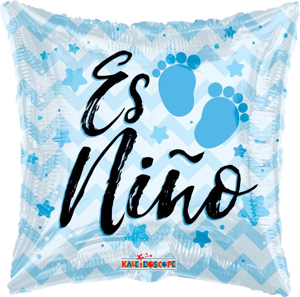 Globos Folieballon Es Niño 46 X 46 Cm Blauw/wit