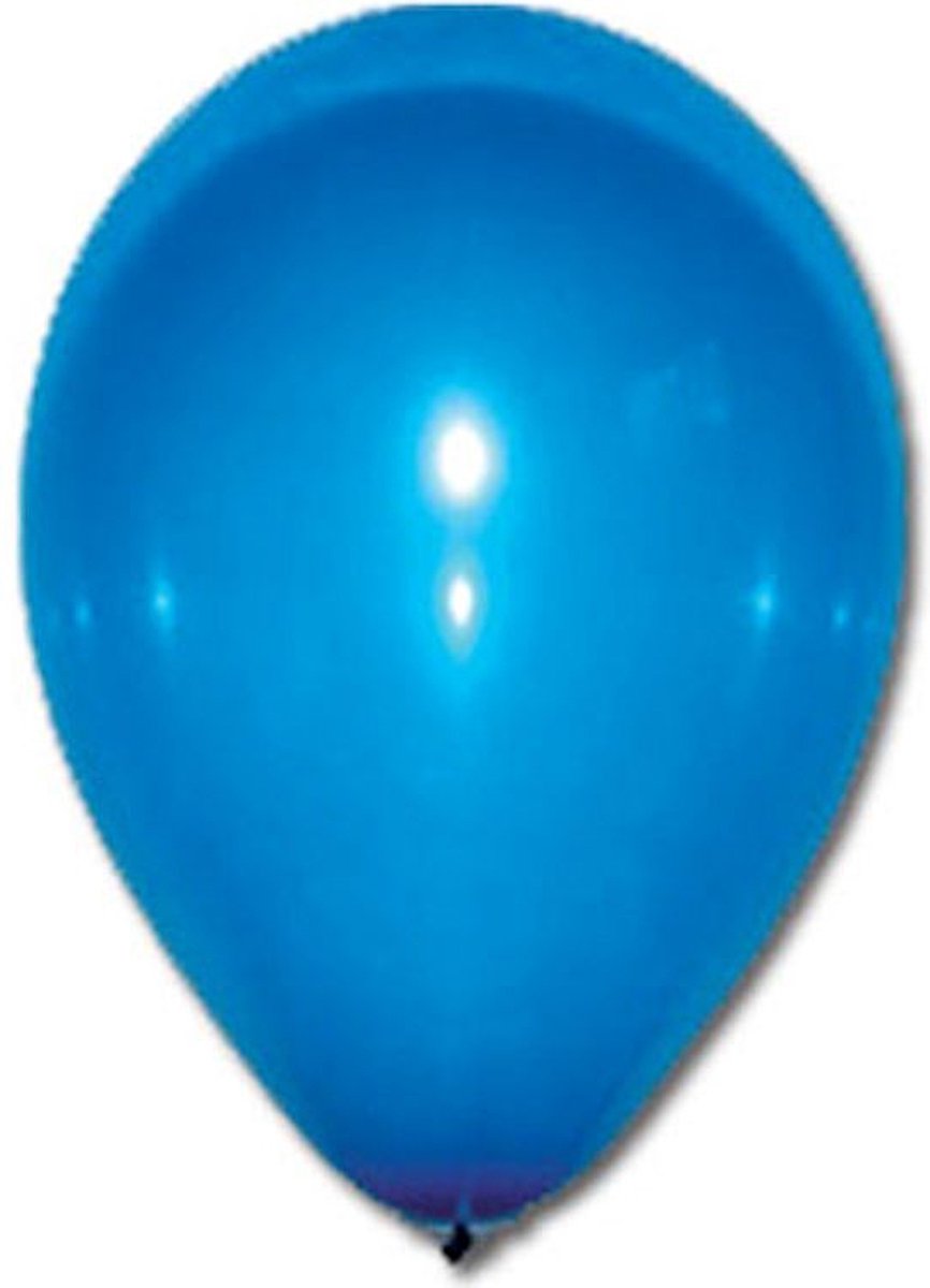 Zak met 100 ballons no. 12 donkerblauw