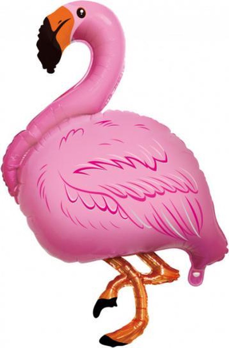 folieballon flamingo 116 x 66 cm roze