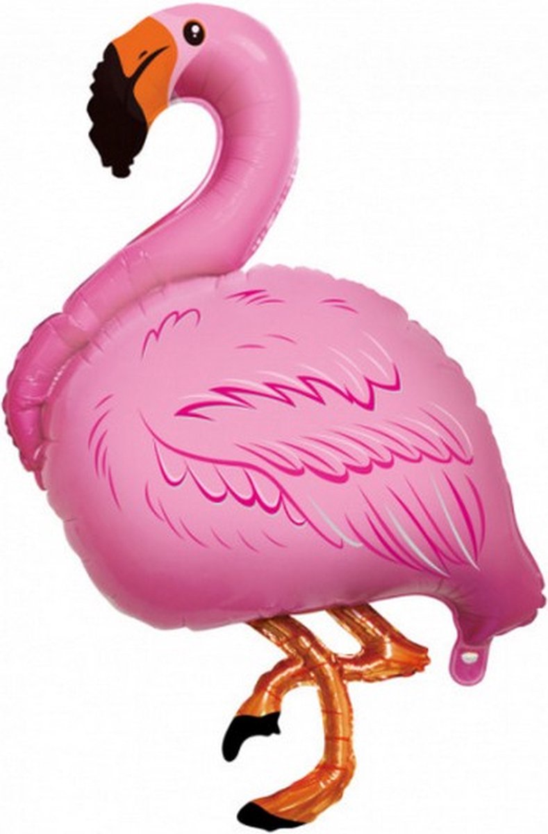 folieballon flamingo 116 x 66 cm roze