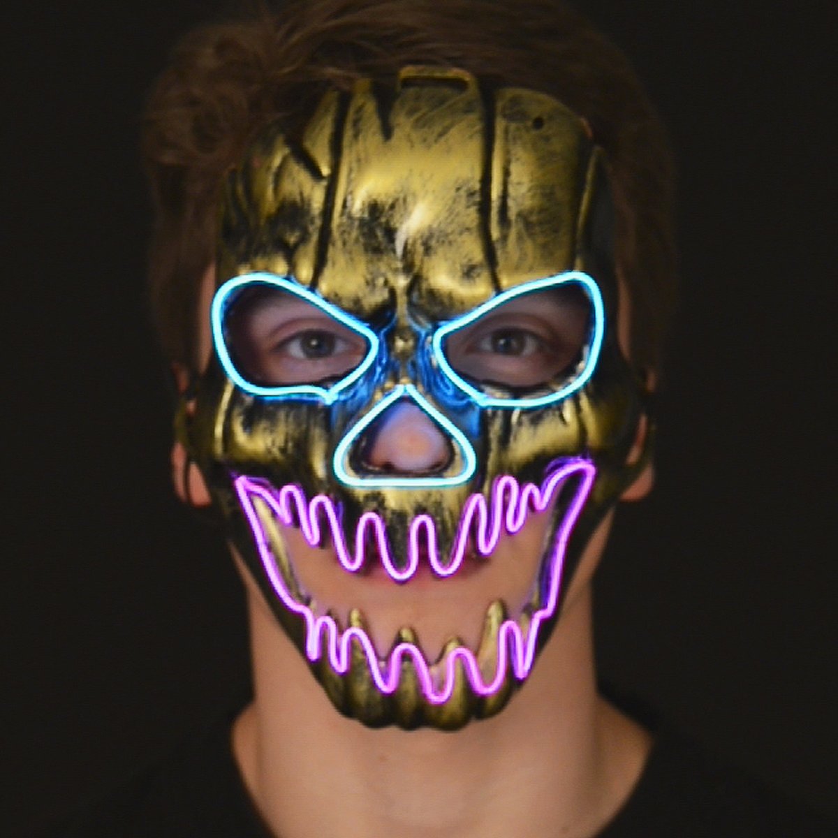 BOTI Geest Neon Masker – Lichtgevend masker – Neon Masker voor Halloween