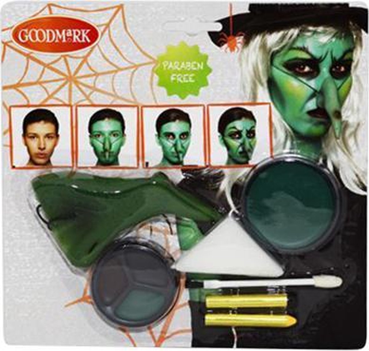 Halloween Make Up - Schmink Set Voor Hek