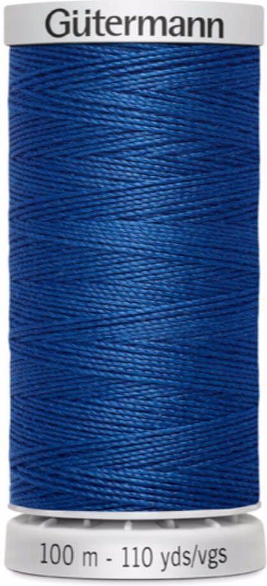 Gutermann Super Sterk Garen 100 Mtr. Col 214 Blauw.