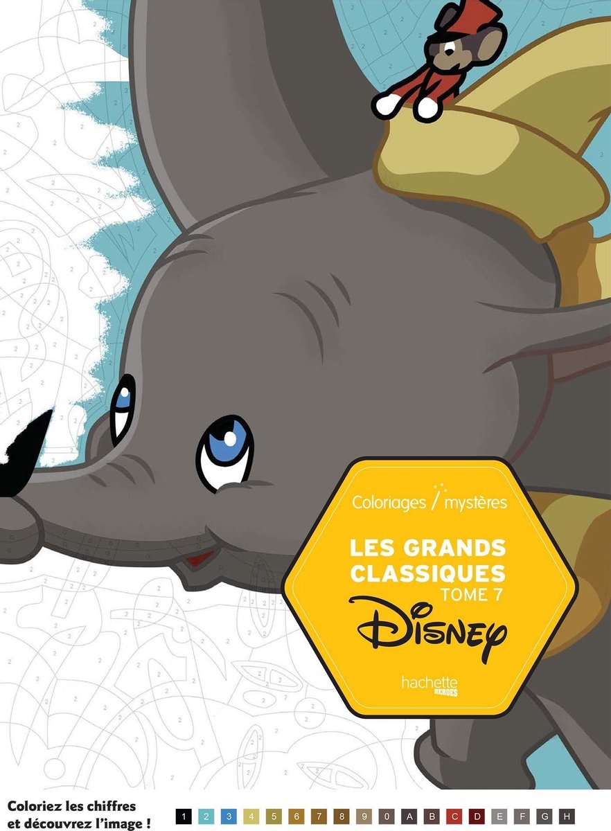 Disney Coloriages Mystères Les Grands Classiques tome 7