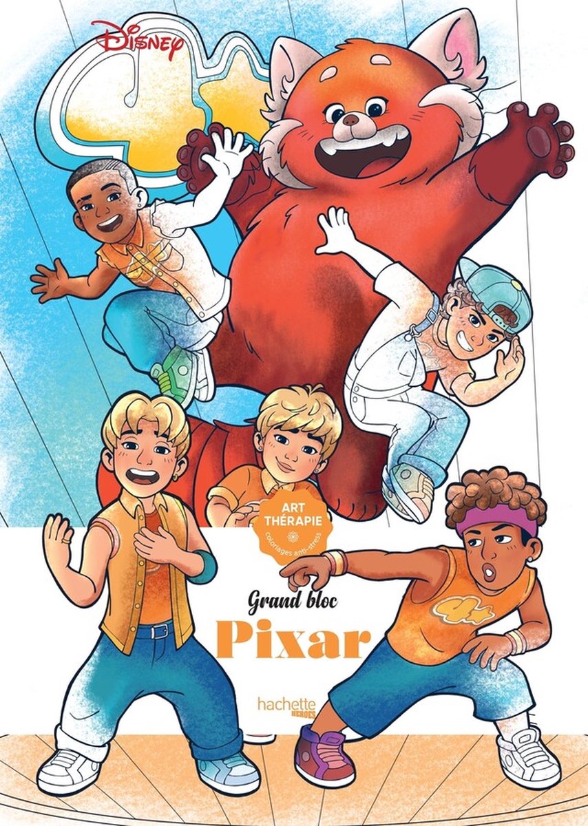 Grand Bloc Disney - Pixar - Hachette Heroes - Kleurboek voor volwassenen