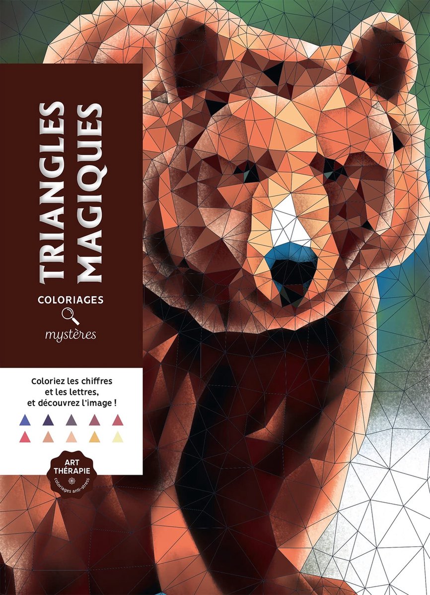 Triangles Magiques Coloriages Mystères - Kleurboek voor volwassenen