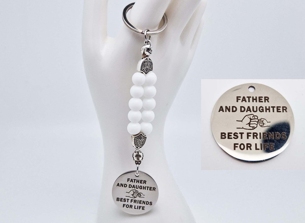 Handgemaakte Natuurstenen Sleutelhanger 