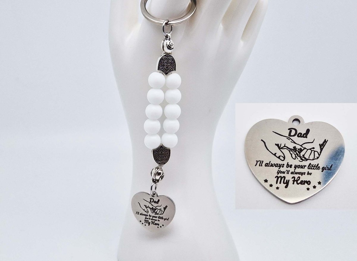 Handgemaakte Natuurstenen Sleutelhanger 