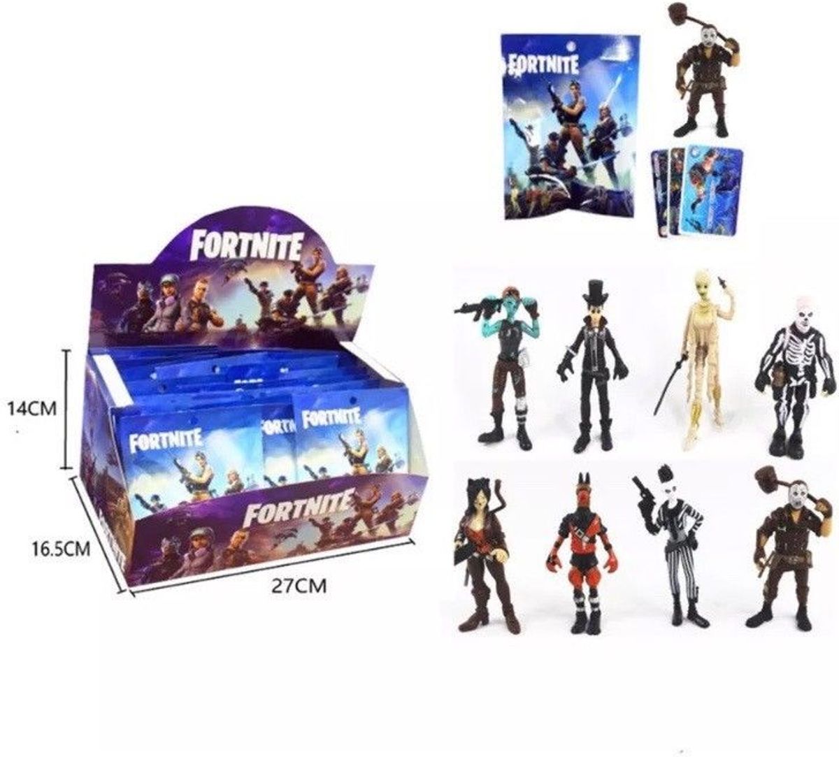 Fortnite figuren 4 stuks. fortnite poppetjes 4 x deel 1