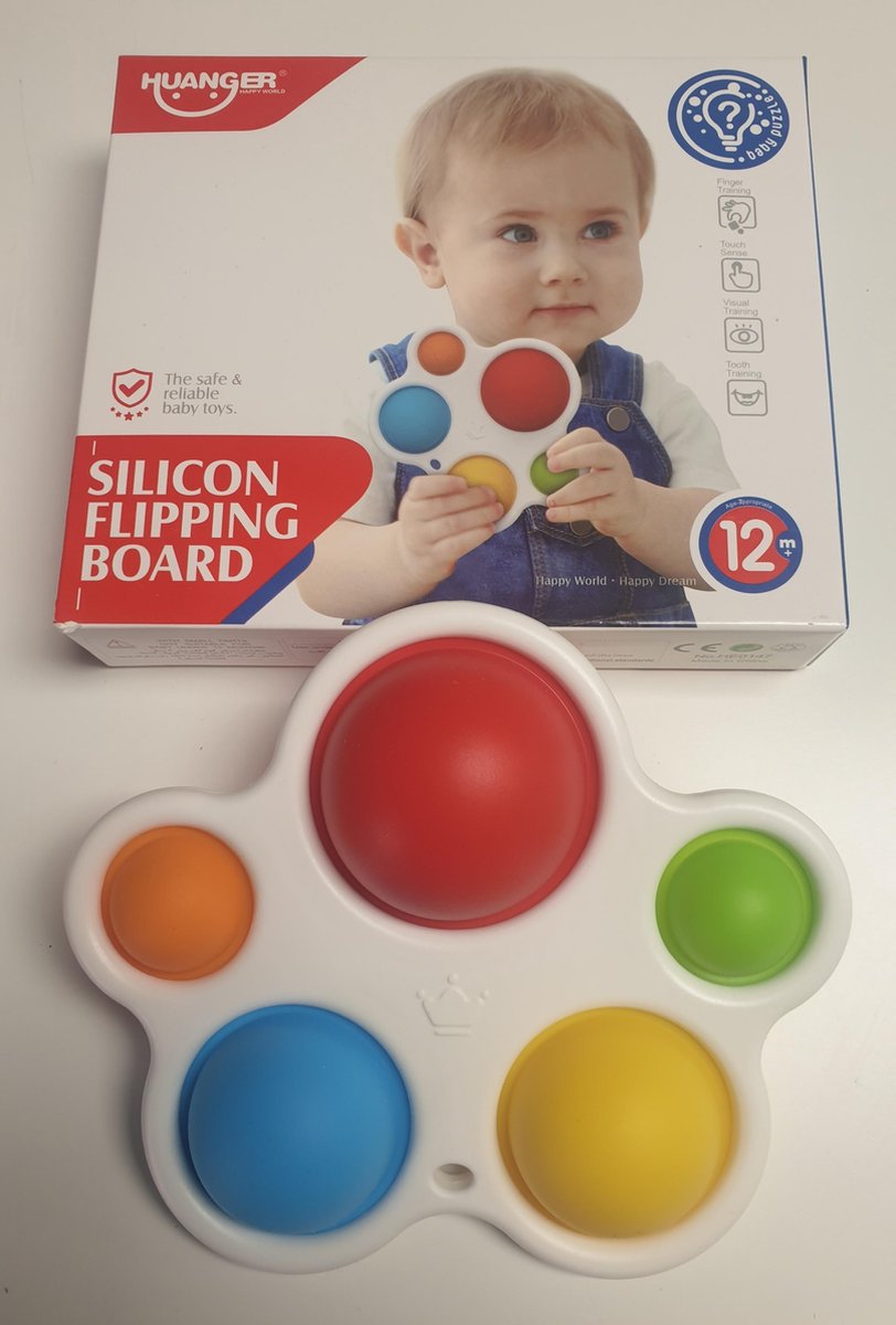 Happy Trendz® Dimple  Baby sillicone  Simple Dimple Baby vanaf  12 maanden / Simple Dimple Baby fidget toy - Bekend van TikTok