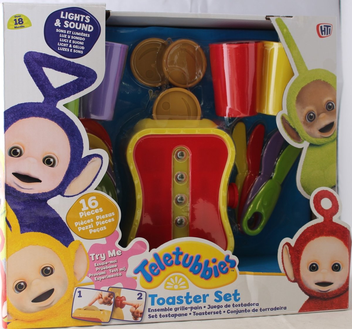 teletubbies Toaster set met licht en geluid