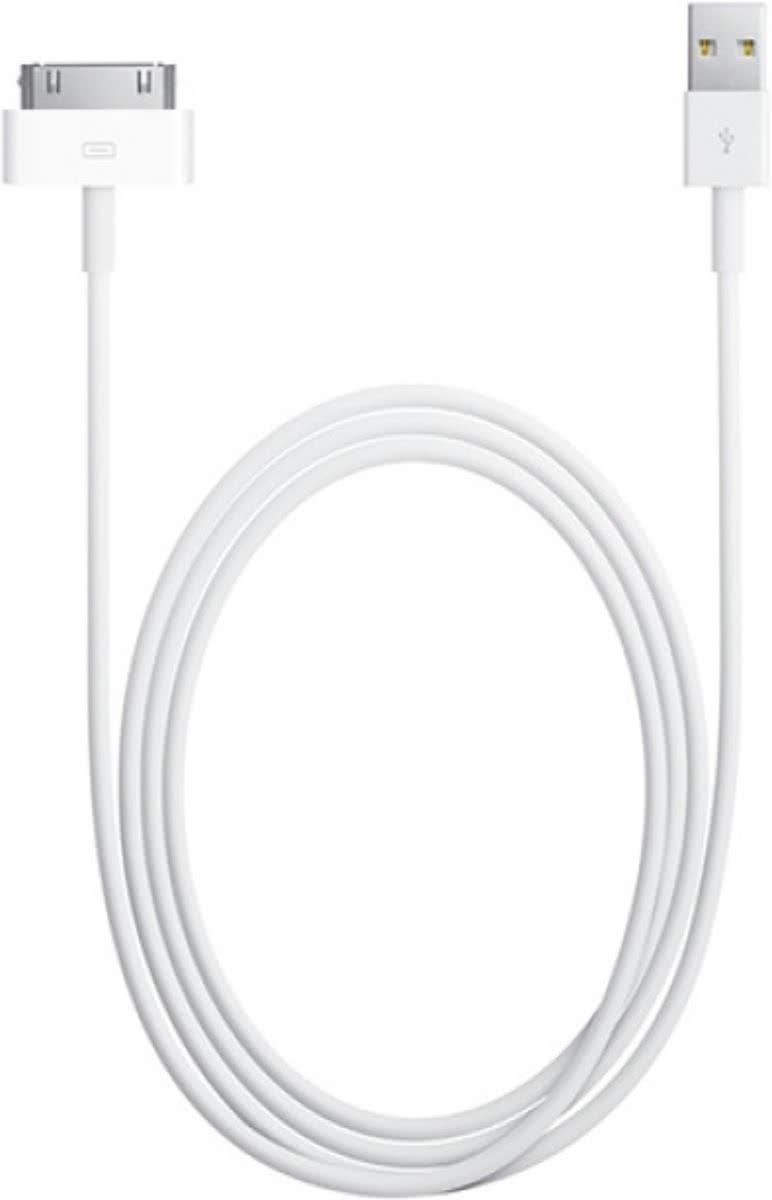 USB Laad- en Datakabel, Connector voor de Apple Ipad 1, geel , merk i12Cover