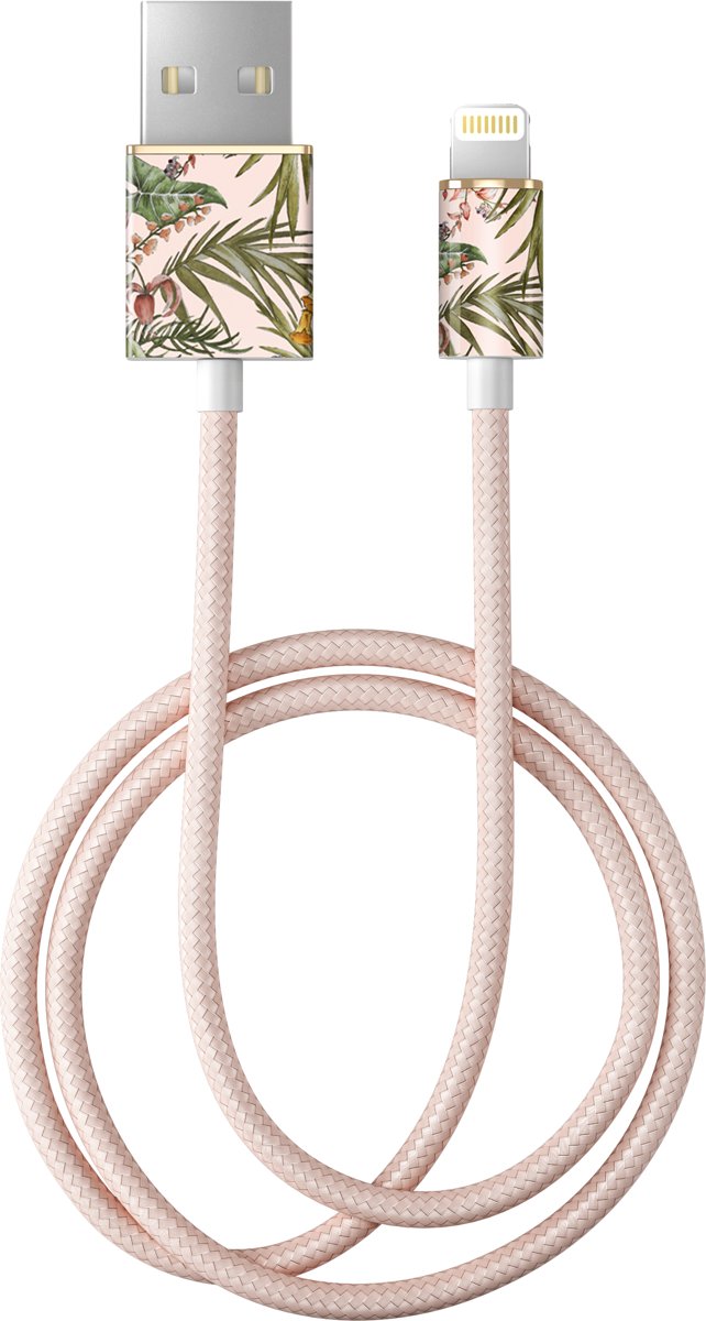 iDeal of Sweden Charge and Sync Lightning Fashion Cable 1m Pastel Savanna