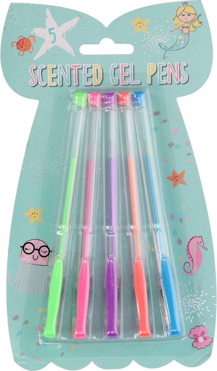 Scented Gel Pens - Geurpennen - 5 kleuren