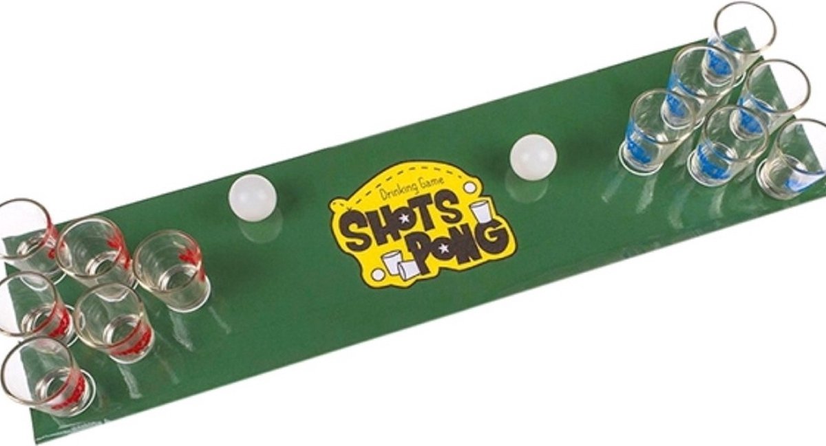 Ilso ping pong drankspel - drink spel - shots pong - shotglazen