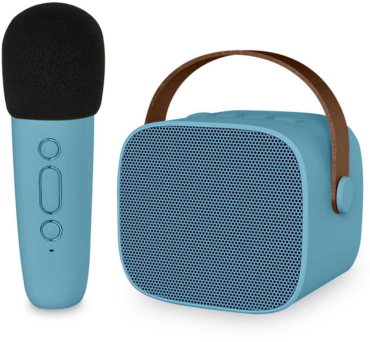   Karaoke Set - Met Bluetooth Speaker en Draadloze Microfoon -   voor Volwassenen en Kinderen