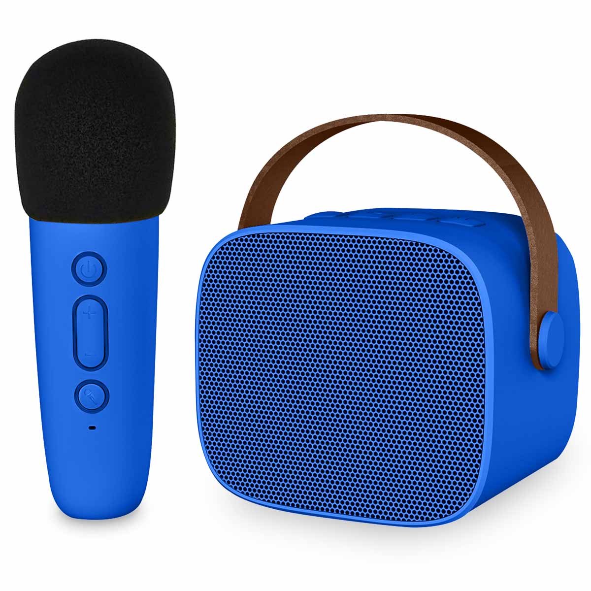  Karaoke Set - Met Bluetooth Speaker en Draadloze Microfoon -   voor Volwassenen en Kinderen
