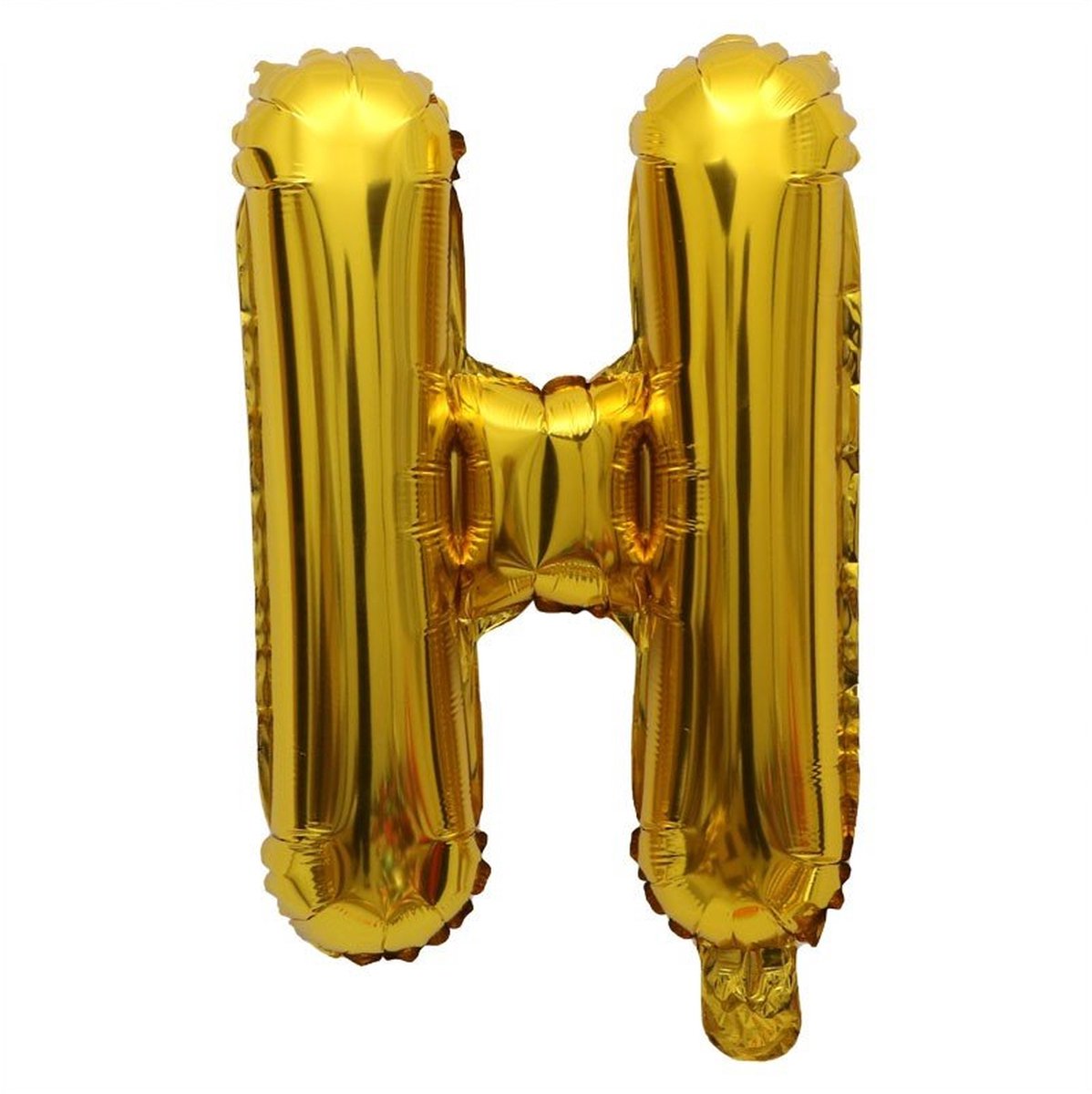 Folieballon / Letterballon Goud  - Letter H - 41cm