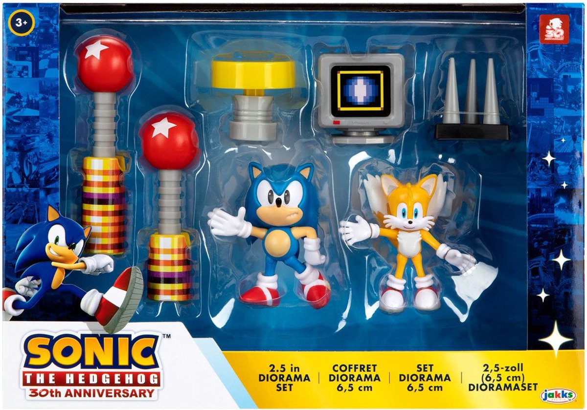 Sonic The Hedgehog 30th Anniversary Diorama Set