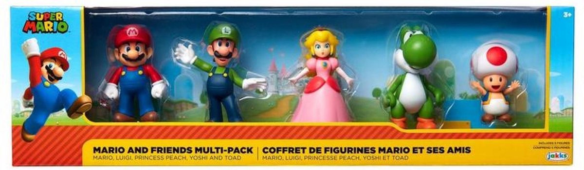 Super Mario Mini Action Figure Multi-Pack (5 figures)