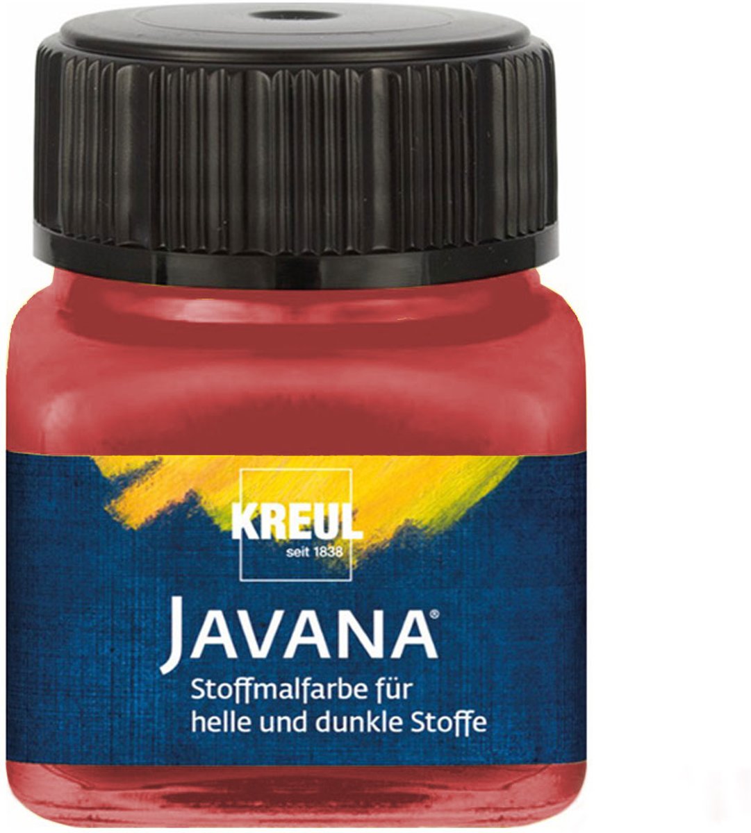 Javana metallic rode textielverf 20ml – Voor licht en donker gekleurd textiel